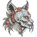 migraine tattoo design idea