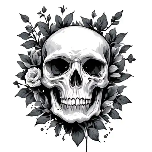 stencil art tattoo design idea