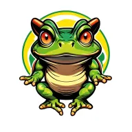 ninja frog tattoo design idea