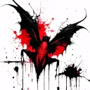 Mothman Cryptid tattoo design idea