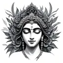 Green Tara tattoo design idea