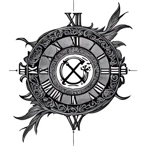 2006 Roman Numerals tattoo design idea