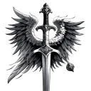 Sword Of St Michael tattoo design idea