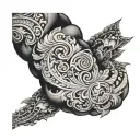 Inner Bicep tattoo design idea
