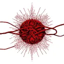 Red String Of Fate tattoo design idea