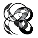 geometric oxygen tattoo design idea