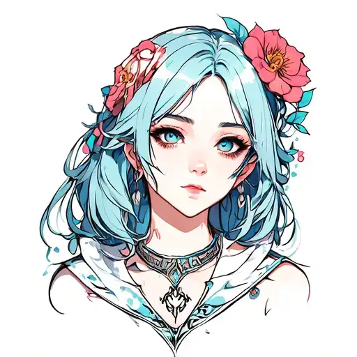 Ceruledge tattoo design idea