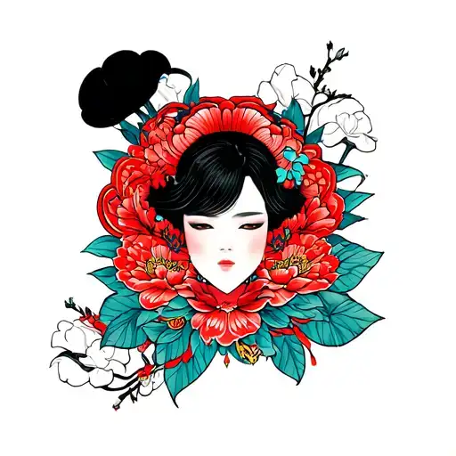 love, fierce, trippy, respect tattoo design idea