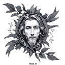 Mark 9 23 verse tattoo design idea