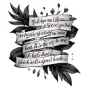 Mark 9 23 verse tattoo design idea