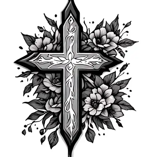 Proverbs 3 5 6 3 crosses tattoo design idea