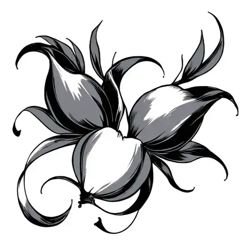 Cleavage tattoo design idea
