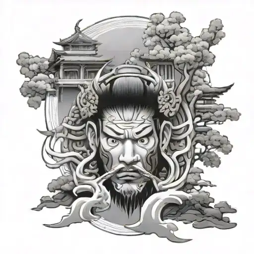 japanese culture tattoo design idea