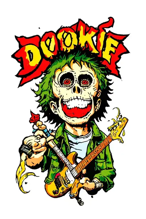 dookie green day tattoo design idea