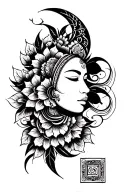 Bali tattoo design idea