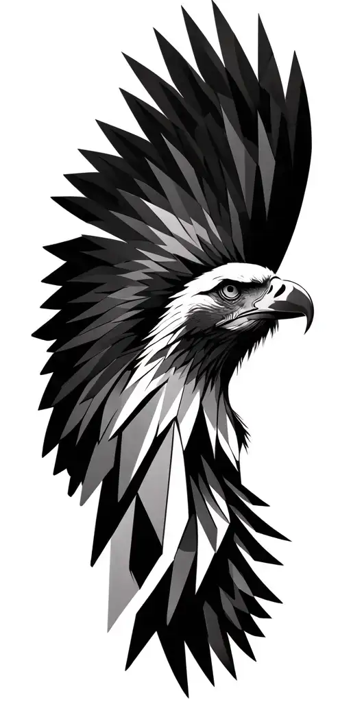 Eagle tattoo design idea