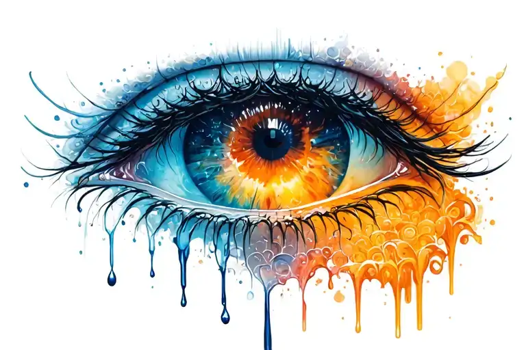 based on the song "The Sky is Crying" tattoo design idea