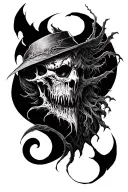 hunter Mark Bloodborne tattoo design idea