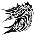 volcano tattoo design idea