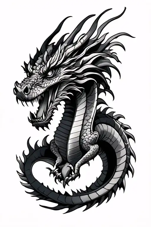 dragon western style tattoos tattoo design idea
