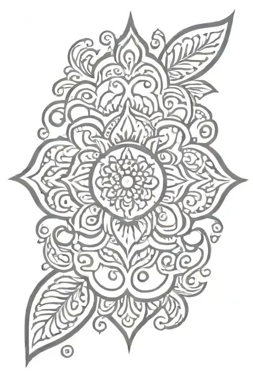Henna Inspired Tattoo tattoo design idea