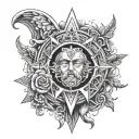 yahweh tattoo design idea