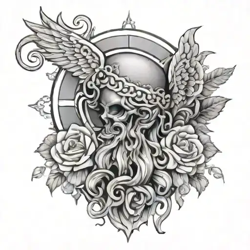 yahweh tattoo design idea