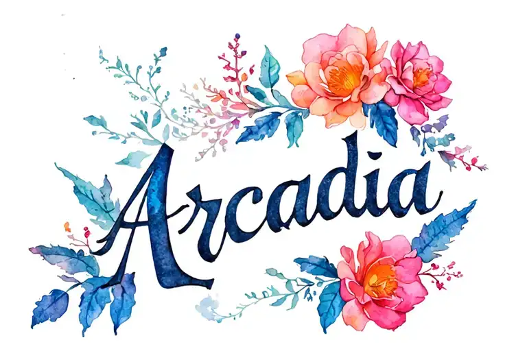 "Arcadia" Spinal tattoo tattoo design idea