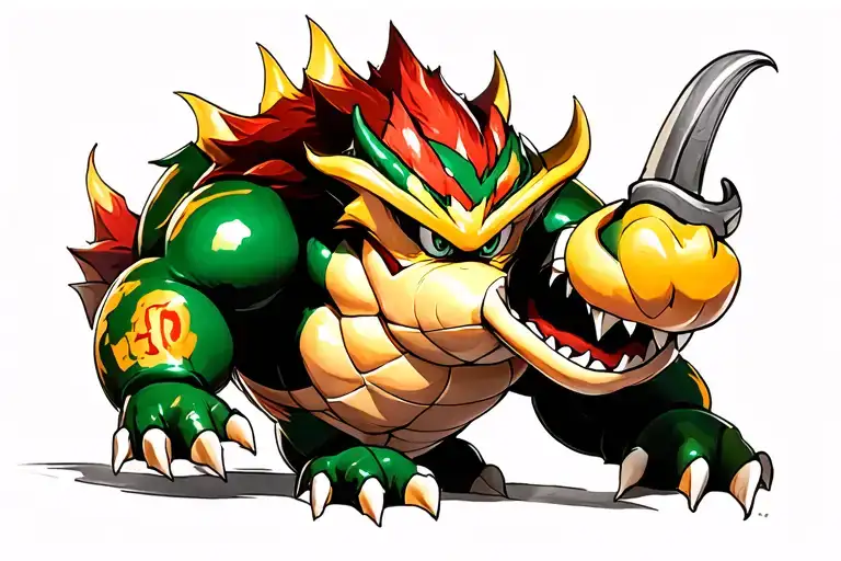 Bowser tattoo design idea
