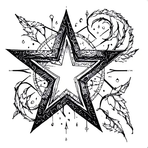 cancer star sign tattoo tattoo design idea