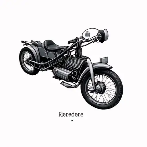 Mercedes Benz tattoo design idea