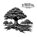 treaty oak revival tattoo design idea
