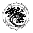 treaty oak revival tattoo design idea
