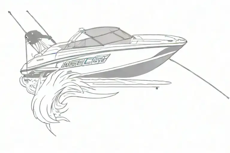 2001 mastercraft ski boat tattoo design idea
