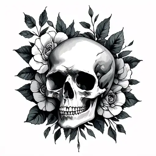 mémento mori memento vive tattoo design idea
