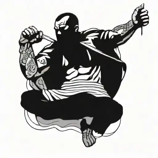 hard times create strong men tattoo design idea