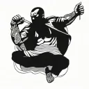 hard times create strong men tattoo design idea