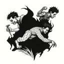 hard times create strong men tattoo design idea