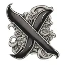 xo tattoo design idea