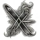 xo tattoo design idea