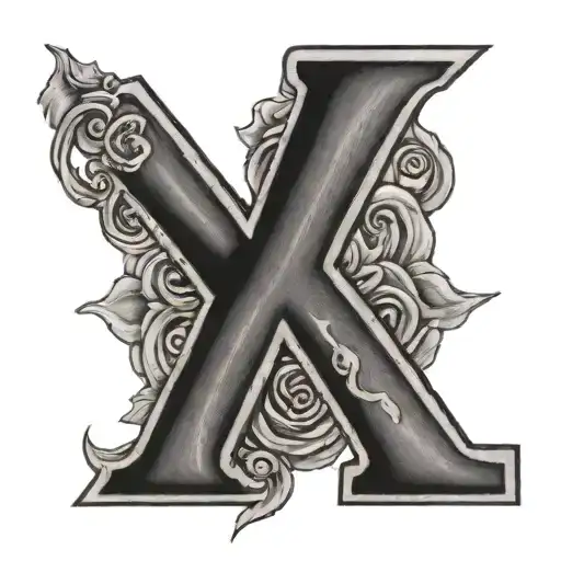 xo tattoo design idea