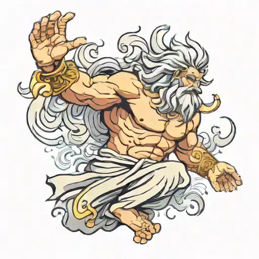 zeus tattoo design idea