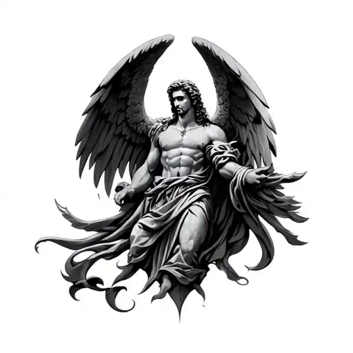 St Michael tattoo design idea