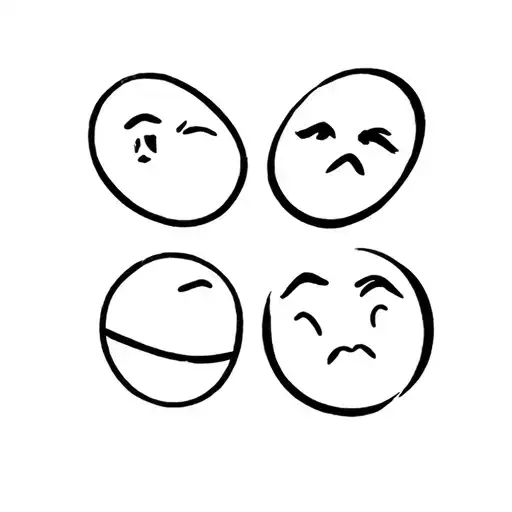 Pills with emotions tattoo design idea