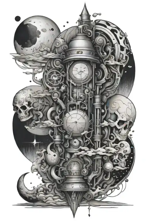 Filler Space tattoo design idea