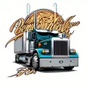 18 Wheeler tattoo design idea