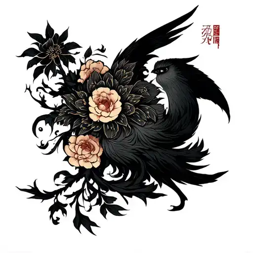 gothic druids tattoo design idea