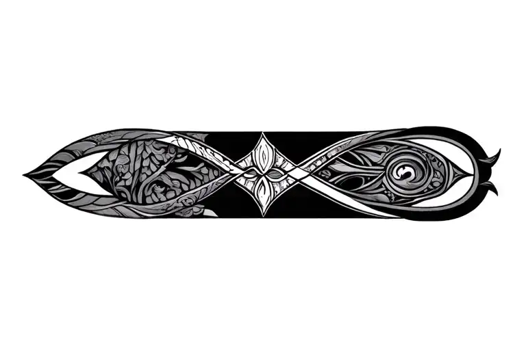 detailed pictish art stlye  tattoo design idea