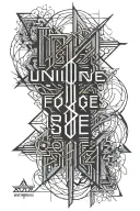 unique font Self forgiveness resurrection commitment tattoo design idea