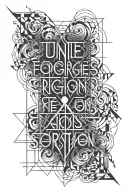 unique font Self forgiveness resurrection commitment tattoo design idea